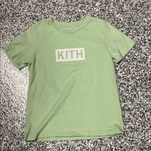 Boys light green KITH t-shirt